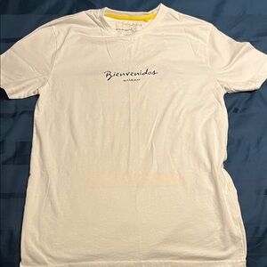 Denim & Flower White Short Sleeve Tee